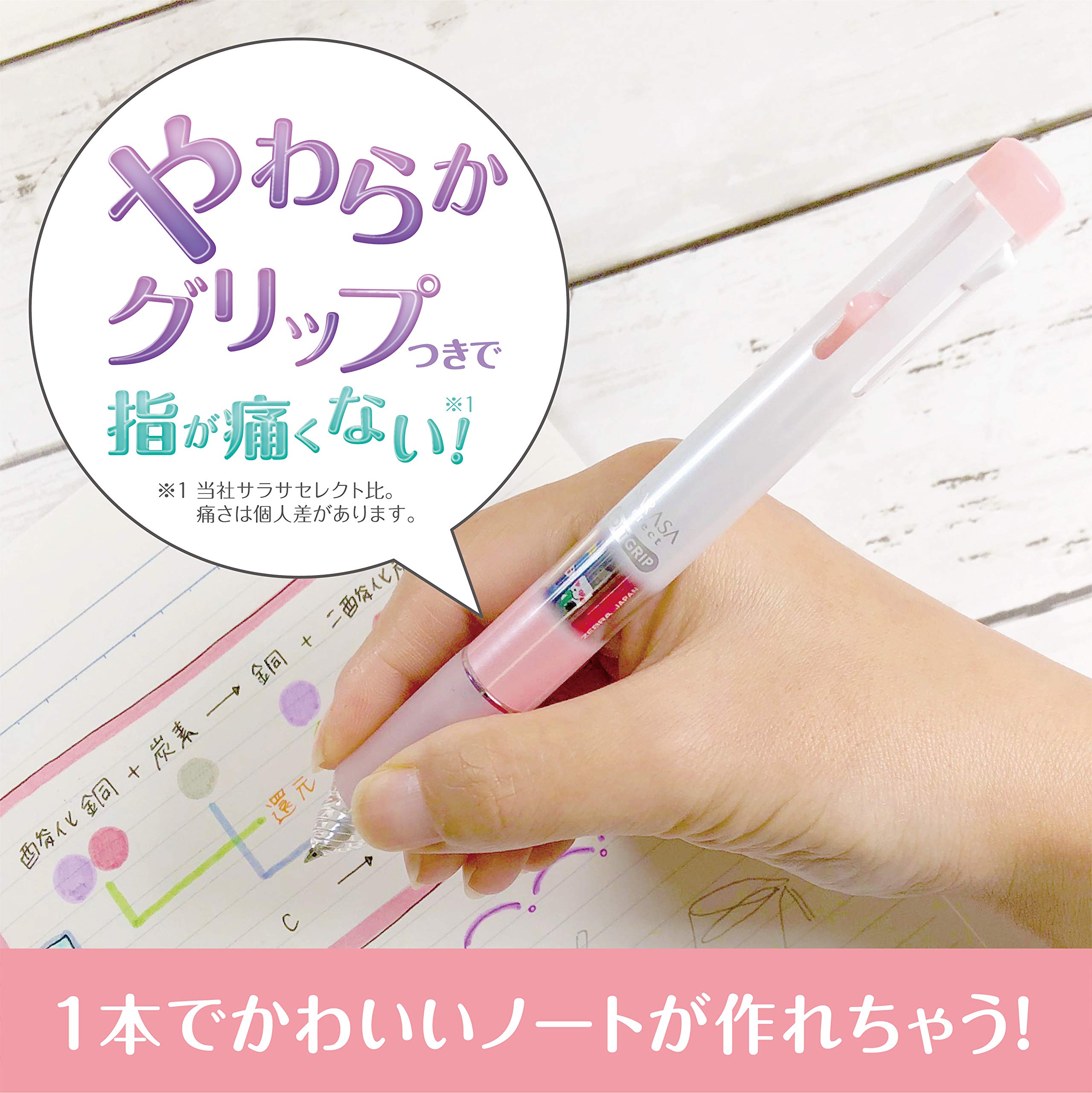 サラさ♡プロフ必読さん専用 Amazon | ゼブラ 多色ペン サラサセレクト ソフトグリップ